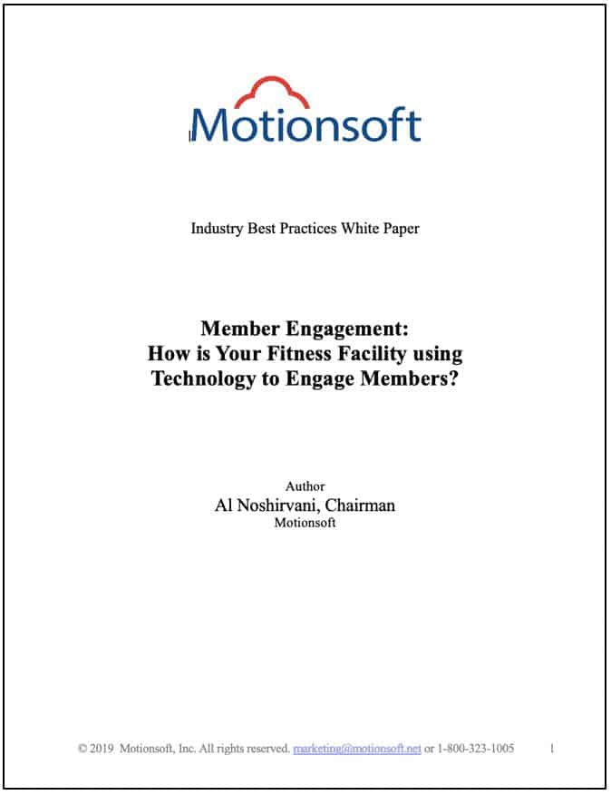 member engagement and technology usage in the fitness industry