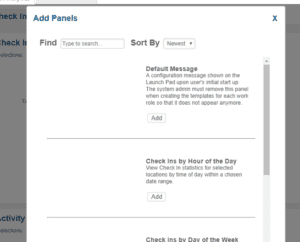 Dashboard Adding Metrics to Track