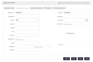 agreement writer software application process