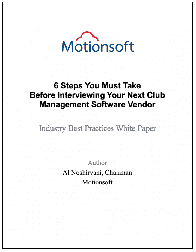 Steps to Take Before Interviewing Your Next Club Management Software Vendor