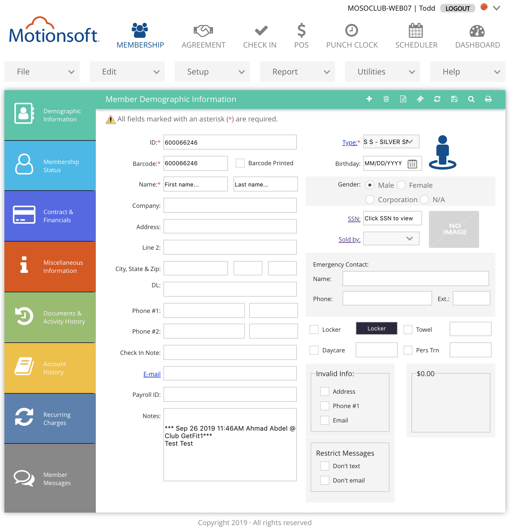 gym management software