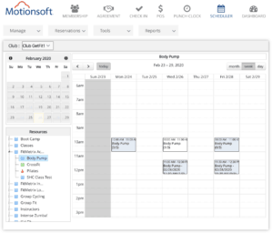 gym scheduling software