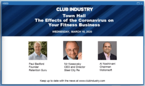 Club Industry Town Hall Coronavirus